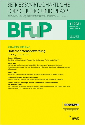 BFuP - Betriebswirtschaftliche Forschung und Praxis