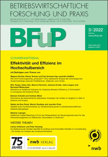 BFuP - Betriebswirtschaftliche Forschung und Praxis