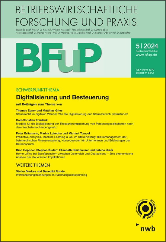 BFuP - Betriebswirtschaftliche Forschung und Praxis