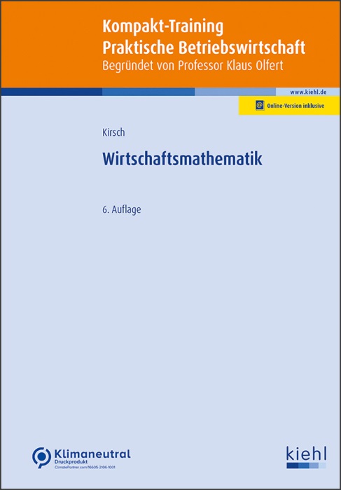 Kompakt-Training Wirtschaftsmathematik