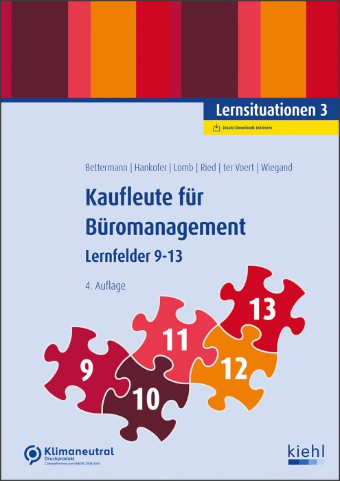 Kaufleute für Büromanagement – Lernsituationen 3 – Lernfelder 9-13