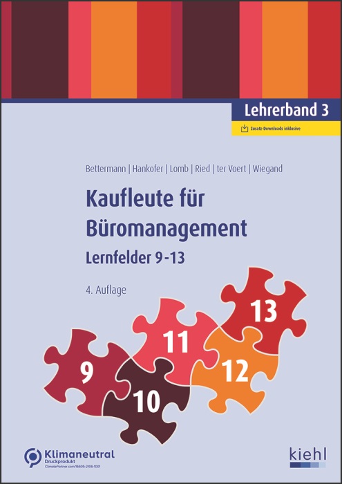 Kaufleute für Büromanagement – Lehrerband 3 – Lernfelder 9-13