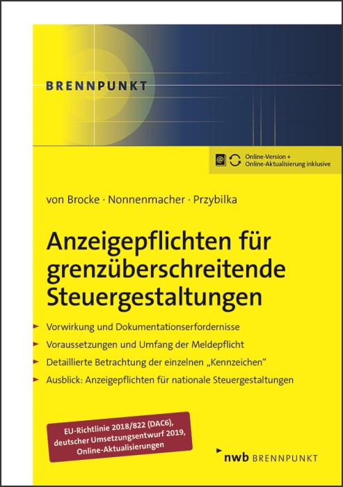 Anzeigepflichten für grenzüberschreitende Steuergestaltungen