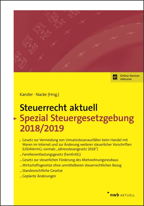 Steuerrecht aktuell – Spezial Steuergesetzgebung 2018/2019