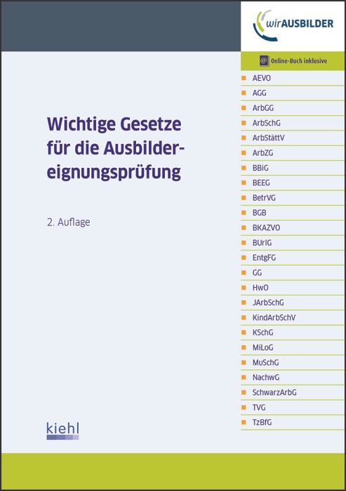 Wichtige Gesetze für die Ausbildereignungsprüfung